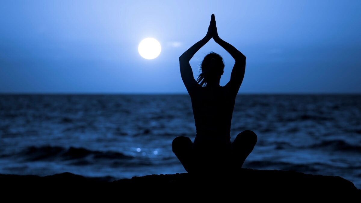 A Full Moon Yoga Practice to Help You Manifest Abundance