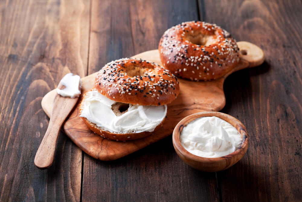 How many calories are in bagels?