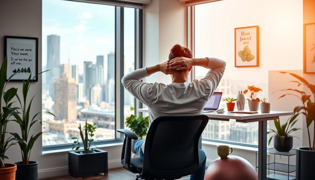 Desk Exercises for Office Workers
