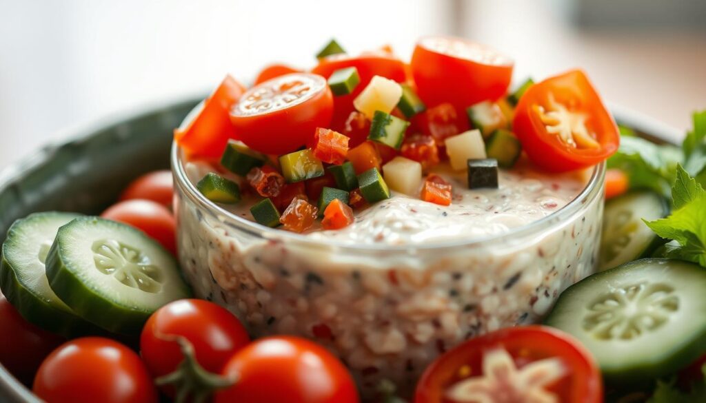 overnight oats with vegetables overnight oats with vegetables